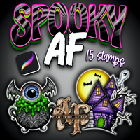 Spooky AF Stampset